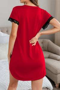 Monika Elegant Nightgown Sleep Dress