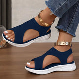 Women'S Breathable Mesh Slip-On Sneakers - Casual Summer Shoes with Open-Toe Design