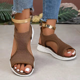 Women'S Breathable Mesh Slip-On Sneakers - Casual Summer Shoes with Open-Toe Design