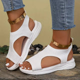Women'S Breathable Mesh Slip-On Sneakers - Casual Summer Shoes with Open-Toe Design